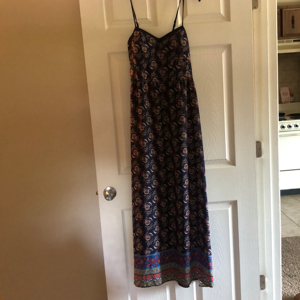 Maxi spaghetti strap dress